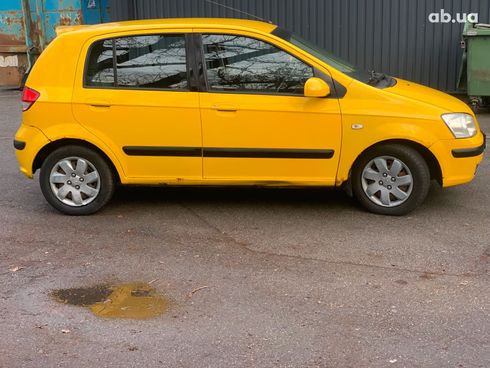 Hyundai Getz 2004 желтый - фото 4