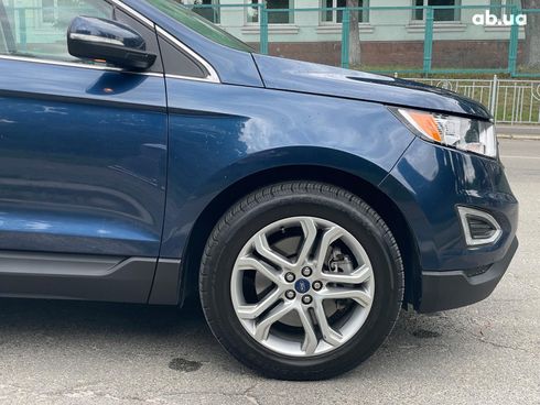 Ford Edge 2017 синий - фото 15