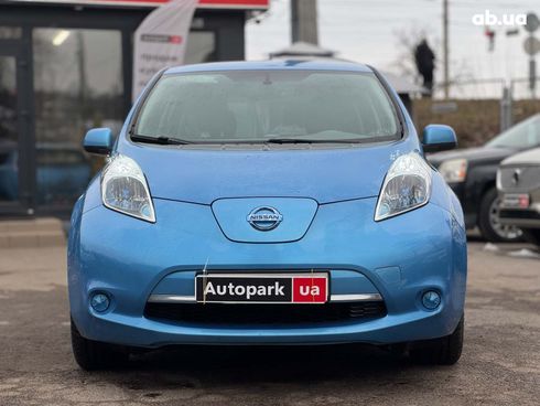 Nissan Leaf 2014 синий - фото 3