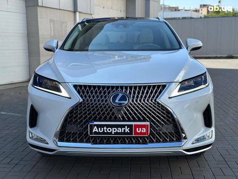 Lexus rx 450 h 2021 белый - фото 2