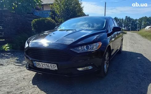 Ford Fusion 2016 черный - фото 3