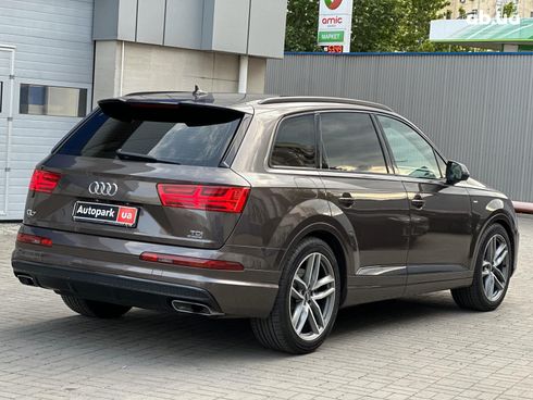 Audi Q7 2016 серый - фото 9