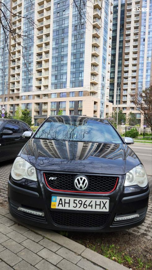 Volkswagen Polo 2008 черный - фото 4