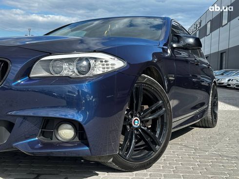BMW 5 серия 2013 синий - фото 3