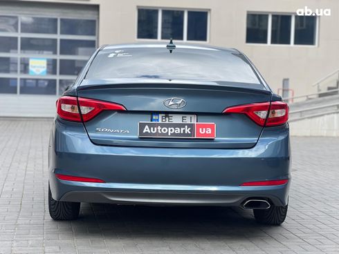 Hyundai Sonata 2015 синий - фото 8