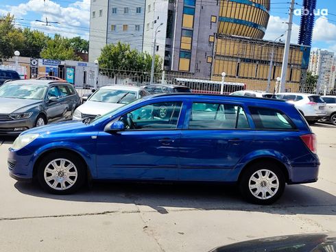 Opel Astra 2006 синий - фото 3