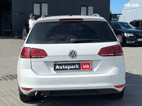 Volkswagen Golf 2015 белый - фото 8