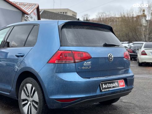 Volkswagen e-Golf 2015 синий - фото 10