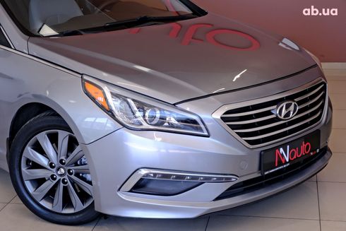 Hyundai Sonata 2015 серый - фото 3