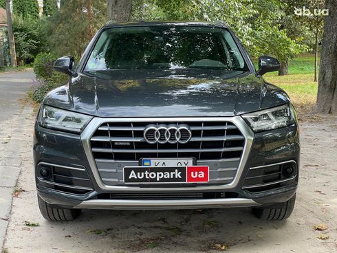Audi Q5 2020 серый - фото 3
