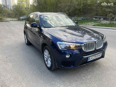 BMW X3 2017 синий - фото 9