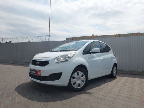 Kia Venga 2012 белый - фото 2