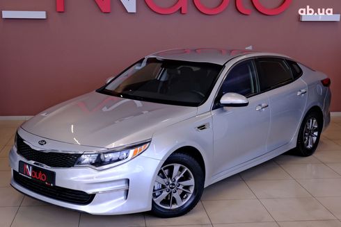 Kia Optima 2016 серебристый - фото 2