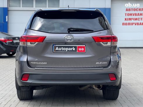 Toyota Highlander 2019 серый - фото 10