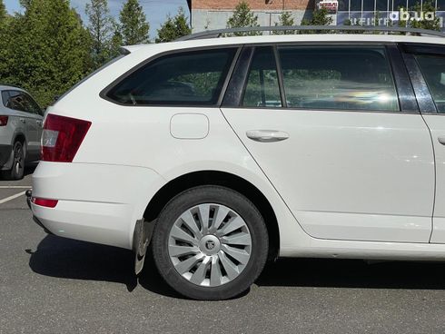 Skoda octavia a7 2014 белый - фото 14