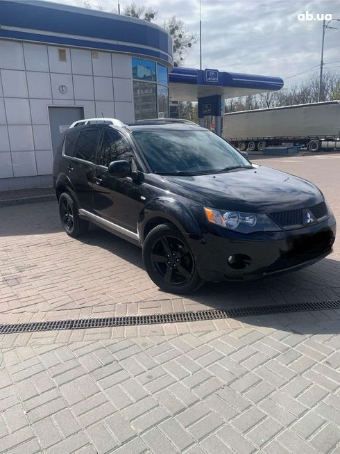 Mitsubishi Outlander 2008 черный - фото 2