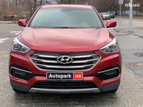 Hyundai Santa Fe 2016 красный - фото 2