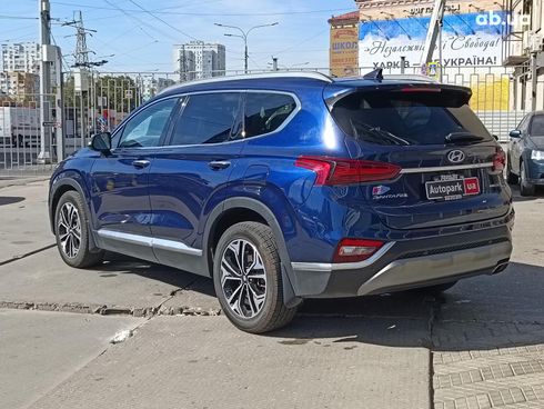 Hyundai Santa Fe 2019 синий - фото 7