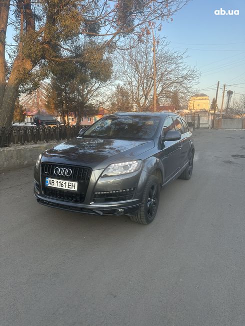 Audi Q7 2015 серый - фото 3