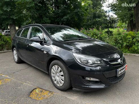Opel Astra 2012 черный - фото 3