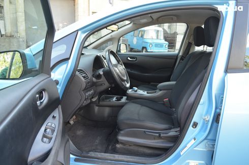 Nissan Leaf 2015 синий - фото 8