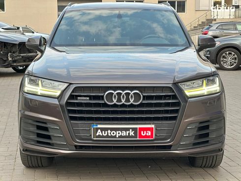 Audi Q7 2016 серый - фото 3