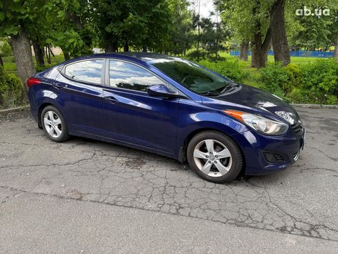 Hyundai Elantra 2013 синий - фото 4