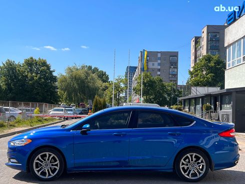 Ford Fusion 2016 синий - фото 30