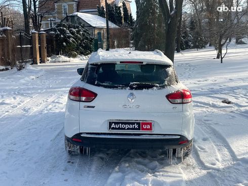 Renault Clio 2016 белый - фото 9