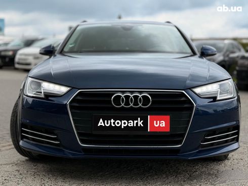 Audi A4 2017 синий - фото 2