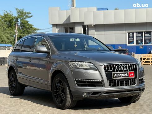 Audi Q7 2013 серый - фото 3