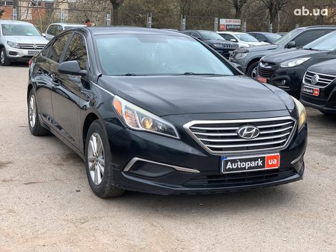 Hyundai Sonata 2015 черный - фото 3
