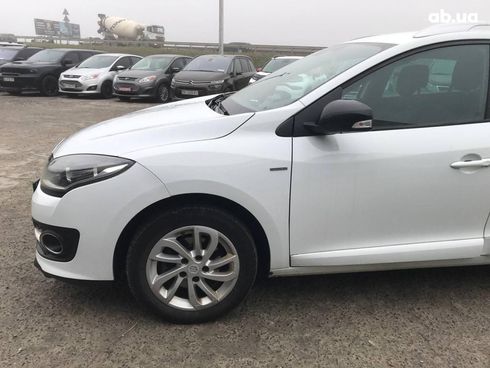 Renault Megane 2015 белый - фото 8