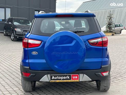 Ford EcoSport 2014 синий - фото 5