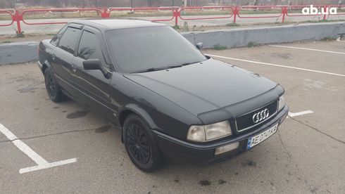 Audi 80 1992 синий - фото 10