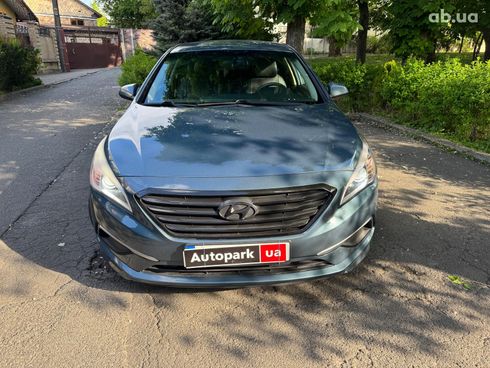 Hyundai Sonata 2017 синий - фото 2