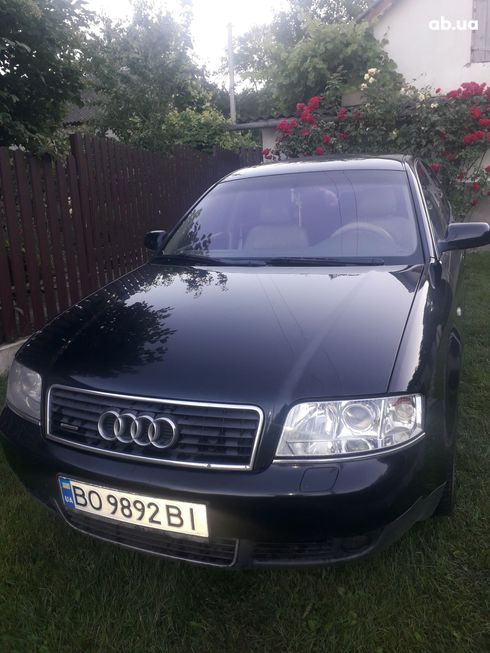 Audi A6 2002 черный - фото 3