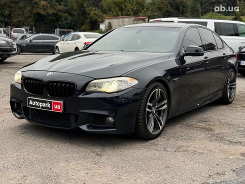 BMW 5 серия 2012 синий - фото 2
