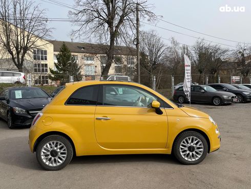 Fiat 500 2014 желтый - фото 14