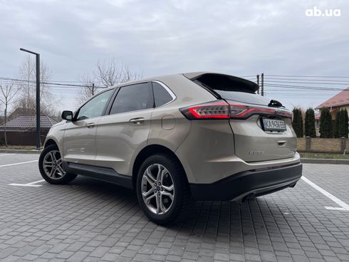 Ford Edge 2017 бежевый - фото 12