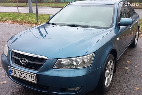 Hyundai Sonata 2005 синий - фото 4