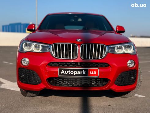 BMW X4 2017 красный - фото 3