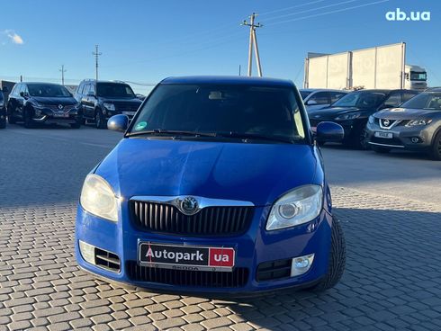 Skoda Fabia 2009 синий - фото 2