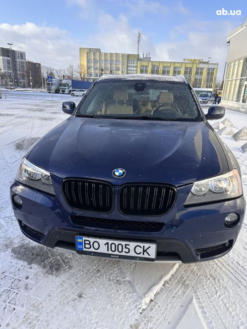 BMW X3 2013 синий - фото 3