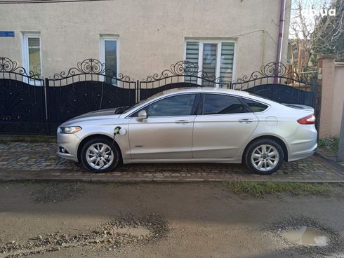 Ford Fusion 2016 серебристый - фото 2