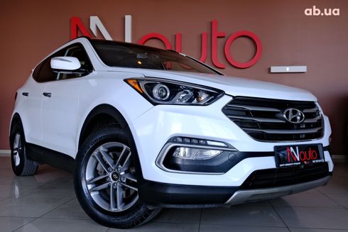 Hyundai Santa Fe 2016 белый - фото 4