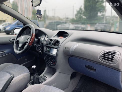 Peugeot 206 2002 серебристый - фото 16