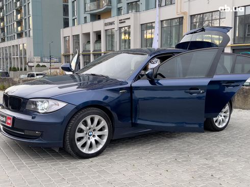 BMW 1 серия 2009 синий - фото 16