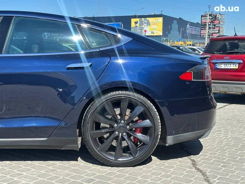 Tesla Model S 2015 синий - фото 7
