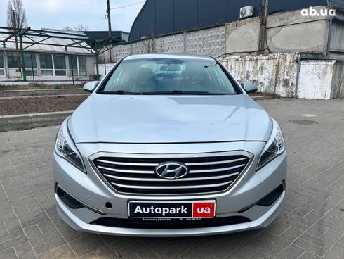 Hyundai Sonata 2016 серый - фото 2